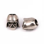 Wholesale high quality big hole skull for men bracelet design fashion accessories zircon beads bead charms for jewelry making