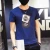 Import Wholesale high quality luxury mens t-shirt patchwork short sleeve t-shirt round neck t-shirt from China