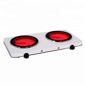 Wholesale Hob Cooking Appliance Electric Infrared Cooker Double Burner Ceramic Stove