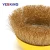 Import Wholesale Industrial polishing crimped steel wire cup brush wire end brass cup brush from China