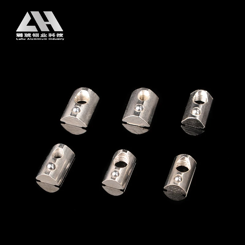 Wholesale m4 m5 m6 m8 T slot elastic nut for aluminium profile accessories