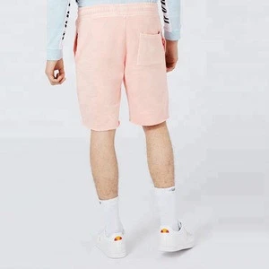 Wholesale Men Fashion Loungwear French Terry Blank Washed Sweat Shorts
