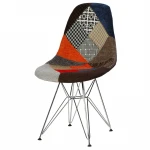 Wholesale modern restaurant furniture fabric upholstered armchairs dining chairs with solid wood legs