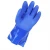 Import wholesale natyal latex oil resistant anti slip waterproof blue nitrile vinyl safety  working glove from China
