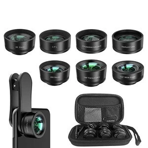 wholesale other mobile cell phone accessories 7 in 1 phone lens kit for mobile camera lens
