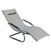 Wholesale  Outdoor Portable Rocking  Sun Lounger With Pillow, KD Design