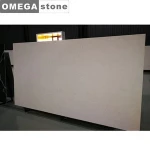 Wholesale polished crystal light grey artificial quartz stone for floor