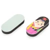 Wholesale private label emery rectangle beauty wooden black disposable 100/180 nail file
