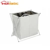 Wholesale Product Online Hot Seller Two Sorter Aluminum Frame Removeable Bag Laundry Basket Laundry Bin