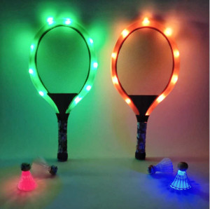 Buy Wholesale Promotion Glowing Badminton Training Racket Rackets Usb ...