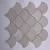 Import wholesale recycled glass mosaic tile fan shape wall decoration from China