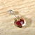 Import Wholesale Red Crystal Navel Belly Button Rings Kawaii Rhinestone Apple Bar Piercing Sexy Body Jewelry from China