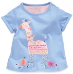 wholesale Summer kids short sleeve animal printed 3d fashion boys girls t shirt (18M/2T/3T/4T/5T/6T)