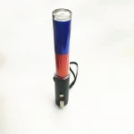 Wholesale Waterproof PC Police Safety Traffic Light Baton Red Blue Battery-powered Traffic Control LED Baton