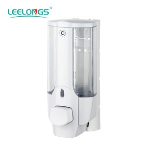 Wholesales ABS chromed wall mounted kitchen liquid soap dispenser