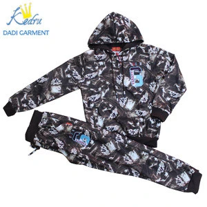 Winter Fashion camouflage kids boys clothes set autumn  clothing 2pcs  Top +pants boy sports suit leisure clothes