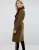 Import Winter women clothing woolen long coat collar with faux fur from China