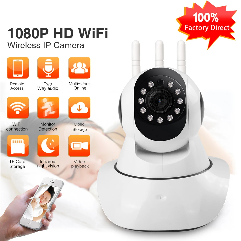 Wireless IP Camera 1080P 1536P Home Security Indoor Two Way Audio Pan Tilt CCTV WiFi Camera 3MP Baby Monitor Video