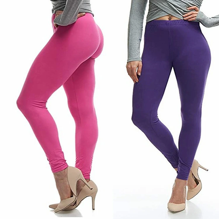 Woman Wholesale Custom 92% Polyester 8% Spandex Cheap Good Quality Workout New Mix Colorful Fitness Leggings