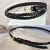 Import women 1cm thin silver braided belt cowhide bonded leather handmade knit belt ladies genuine leather weave belt from China