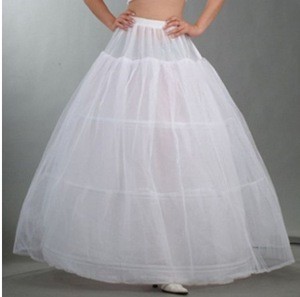 Women Bridal 3 Hoops Petticoat Ball Gown Wedding Dress Bustle Underskirt WF939