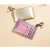 Import Women Clutch Zipper Leather Wristlet Wallet Clutch Bag Metallic Purse Wallet sling short wallet from China
