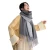 Import women double side thick pashmina scarf knitted cashmere shawl from China