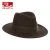 Import women formal panama leather rope yellow wool felt hat blank wholesale from China
