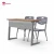wooden chair and table school furniture classroom study desk wood single double for college students