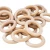 Import Wooden Rings Circle Crafts For Ring Pendant and Connectors Jewelry Making from China