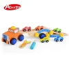 Wooden toy tools construction building vehicles