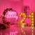Import WOWORK fushun 2021 wedding number LOVE bulb letter light wedding supplies of party birthday decoration background from China