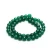Import XYF Jewelry Wholesale Gemstone Green Onyx Beads Round Green Agate from China