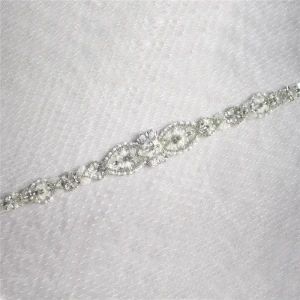 Y016 Classic handmade diamond fashion rhinestone custom women belt wedding dress bridal wedding belt