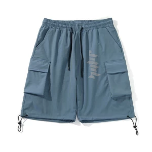 YAJIANUO 2022 Hip Hop Cargo Shorts Streetwear Reflective Shorts Summer Men Track Short Sweat pant Pockets Short Pants