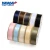 Import Yama Factory 3-38mm Double Faces Smooth Fashion Gold Edge Satin Ribbon For Gift Package from China