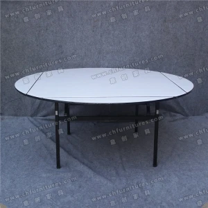 YC-T06-08 Functional 5 Silver X Wedding Round Square Folding Table