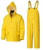 yellow pvc/polyester/pvc workwear