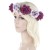 Import Zogifts New Fashion Women Flower Crown Hair Band Wedding Floral Headband Garland Ribbon Girl Flower Wreath Hair Accessories from China