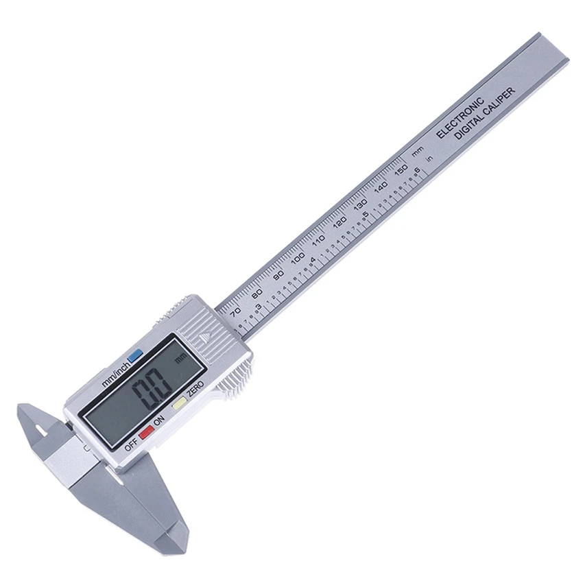 0-150 mm Electronic Digital Caliper 6 Inch Plastic Carbon Fiber Vernier Caliper Gauge Micrometer Measuring Tool