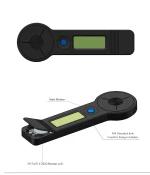 0-200W HLP-200 Handheld CO2 Laser Power Meter HLP-200B laser of power energy meter