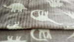 Fashion Printed Cutting Flannel Fleece Polyester Garment Curtain Textile Sofa Fabric