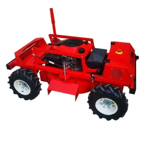 MAX 4WD 4X4 Remote Control Slope Mower with remote control brush cutter on tracks