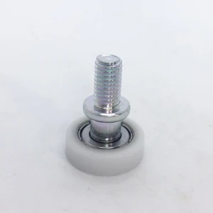 nylon roller bearings drawer roller wheels plastic sliding door roller plastic bearings with screw