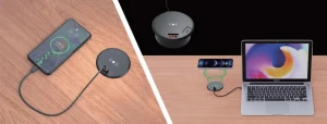 Smart furniture wireless charging accessories