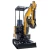 Import chinese digger machine hydraulic mini digger excavator crawler micro bagger 1 ton 1.2 ton for garden home use from China