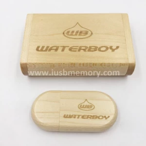 SD-023 wooden 1gb 2gb  4gb usb memory with wooden box