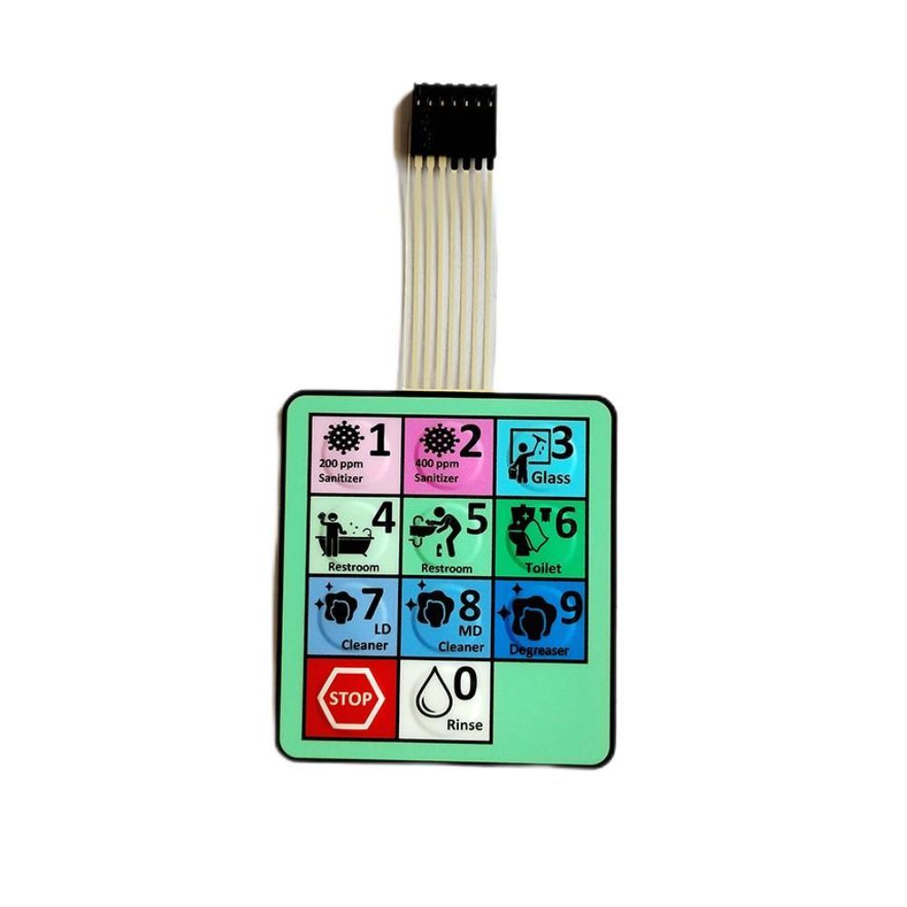 Buy Switches Control Panel Sticker Keypad Overlayfunction Touch Switch ...