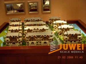 Miniature Townhouse Building Model