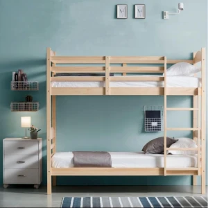 Dorm Separation Student Wooden Bunk Bed, Student Bunk Bed